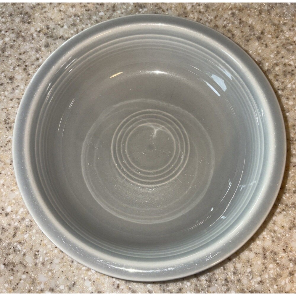 Fiesta Fiestaware Pearl Gray Bowl Retired 1999-2001 HLC Slate Grey Vintage